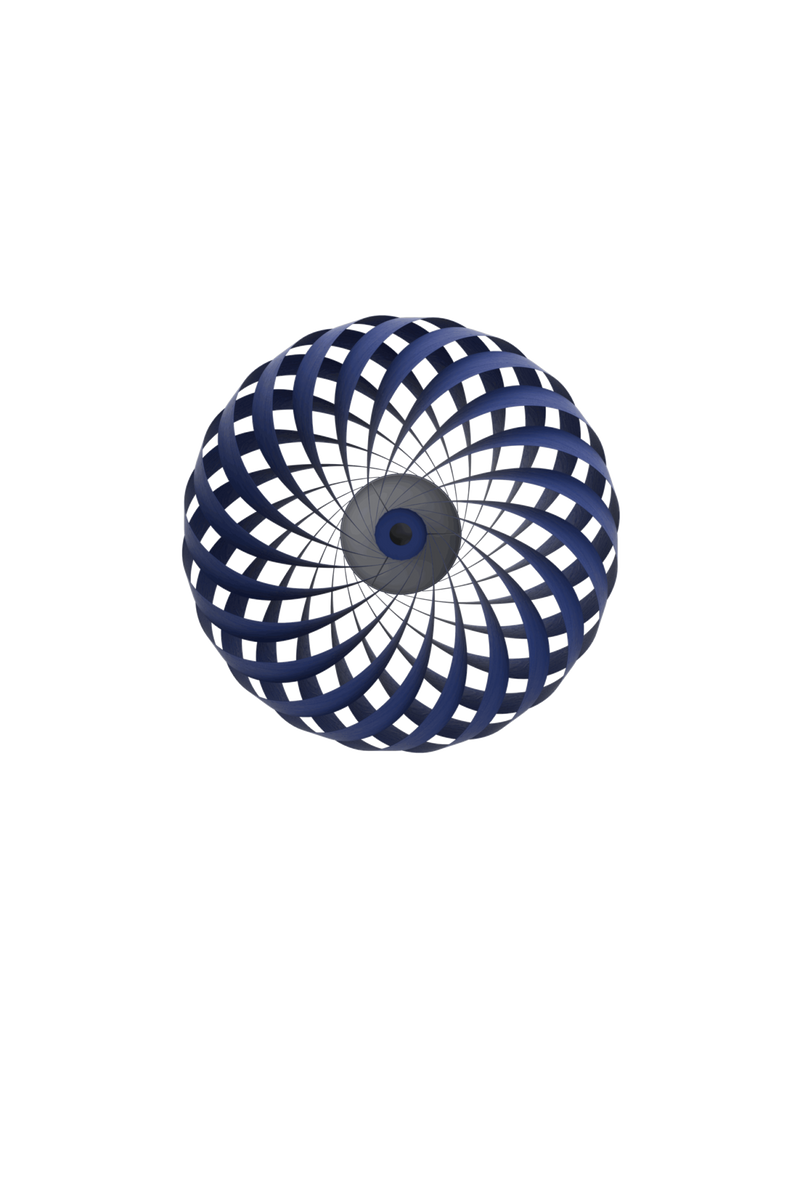 Applique TR5 60 x 20 cm Birch — Blue