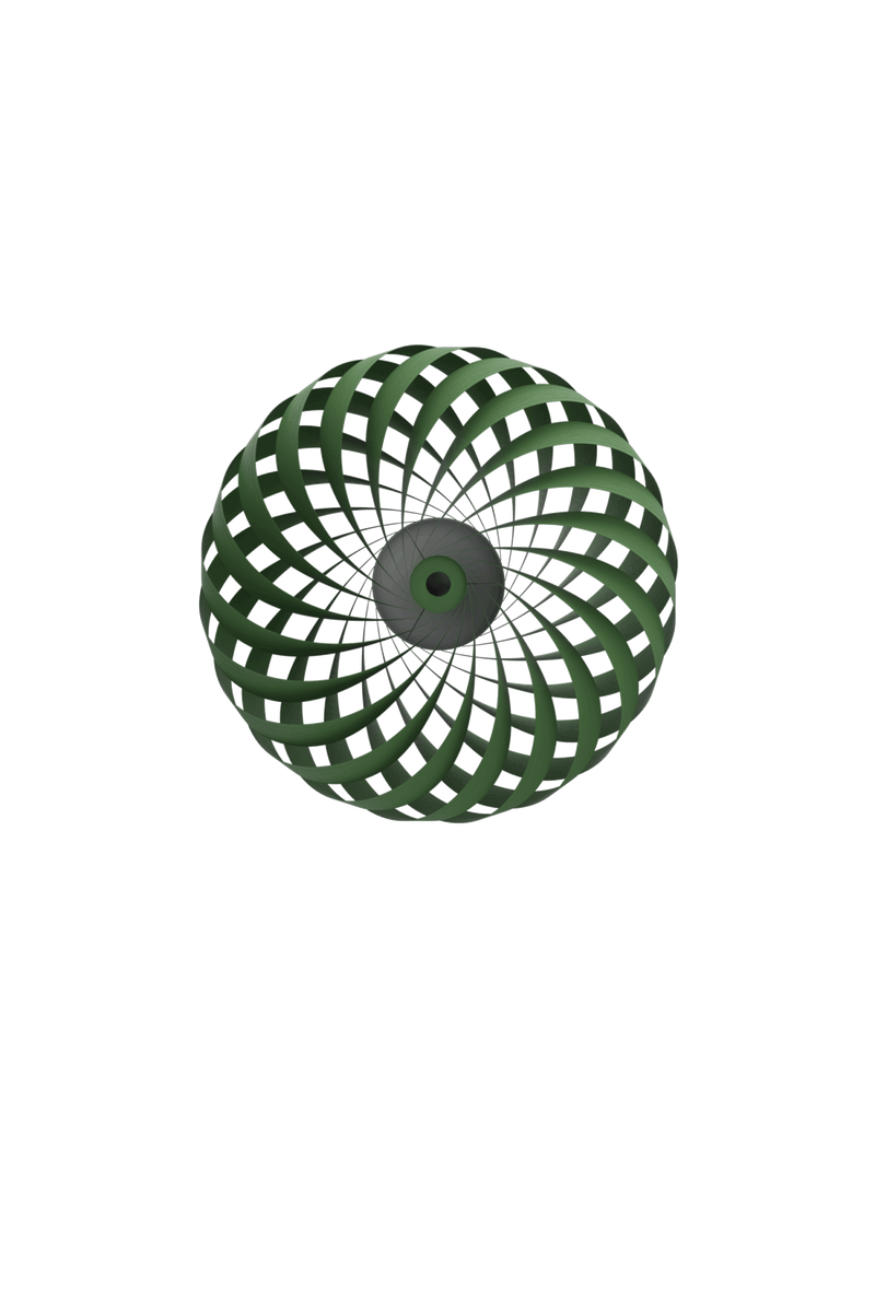 Applique TR5 60 x 20 cm Birch — Green