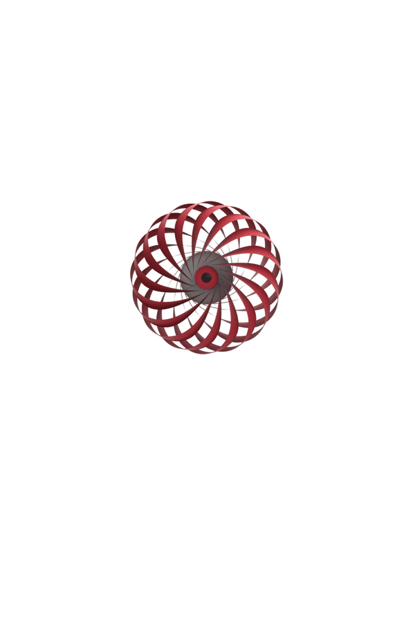 Applique TR5 40 x 18 cm Birch — Red