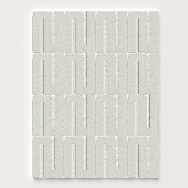 Le Tapis en laine Opéra — Blanc Crème