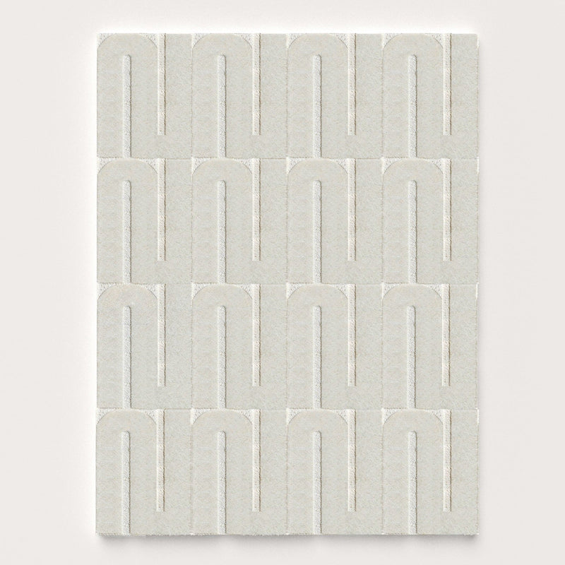 Le Tapis en laine Opéra — Blanc Crème