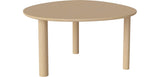 Table de diner Latch - Chêne blanc - 130x123cm