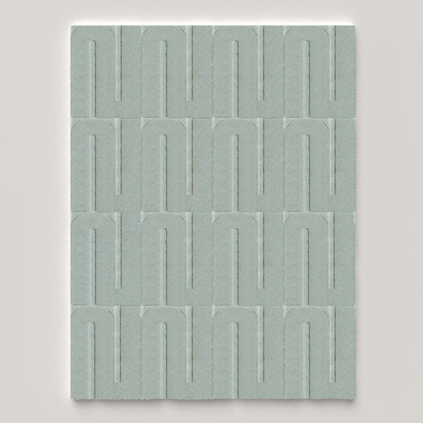 Le Tapis en laine Opéra — Bleu Opaline