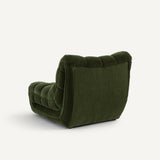 Fauteuil capitonné JUD — Velours