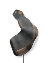 Applique Oyster noire - vue de détail texture brute