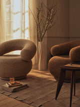 Fauteuil ORBO — Raw Bouclé