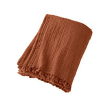 Plaid Gaïa Terracotta - packshot