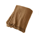 Plaid Gaïa Camel - packshot