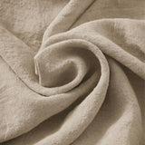 Taie d'oreiller LOUISE beige - détail matière
