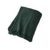 Plaid Gaïa Vert sapin - packshot