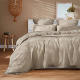 Housse de couette Louise - naturel