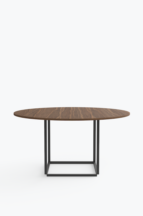 Table de diner Florence — Walnut w. Black Frame