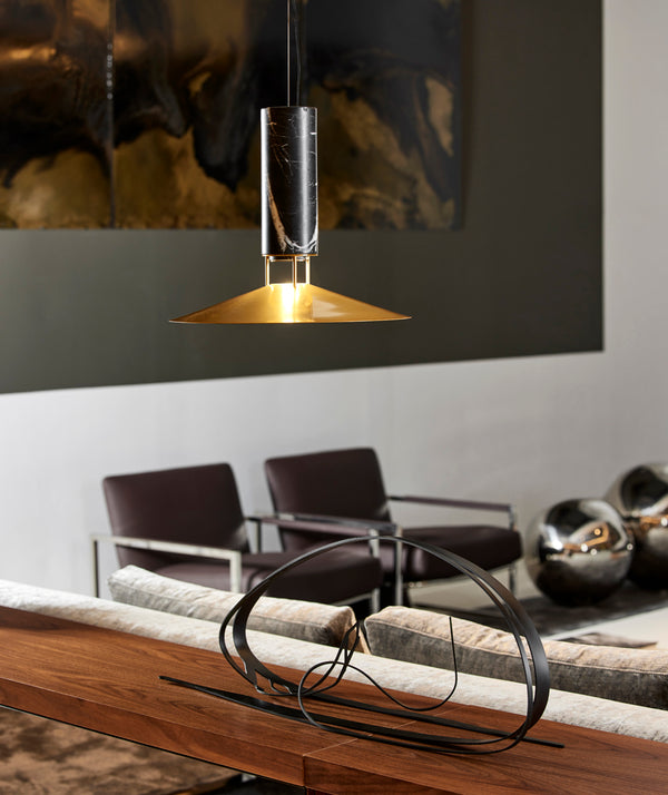 Suspension REBOUND Sans cuir — Marbre noir