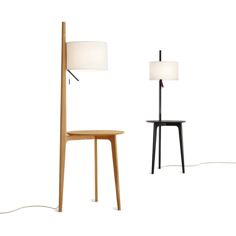 Lampadaire CARLA Chêne naturel — Beige lin