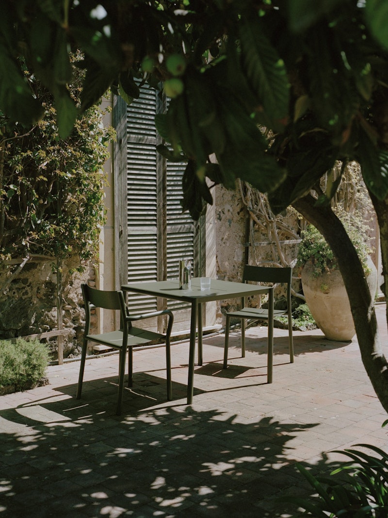 Table de diner d'extérieur May 85x85 — Dark Green