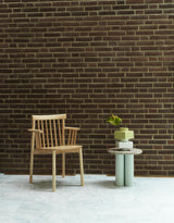 Table d'appoint Dit Light Green — Travertine Silver