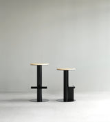 Tabouret de bar Pole — Pine/Black