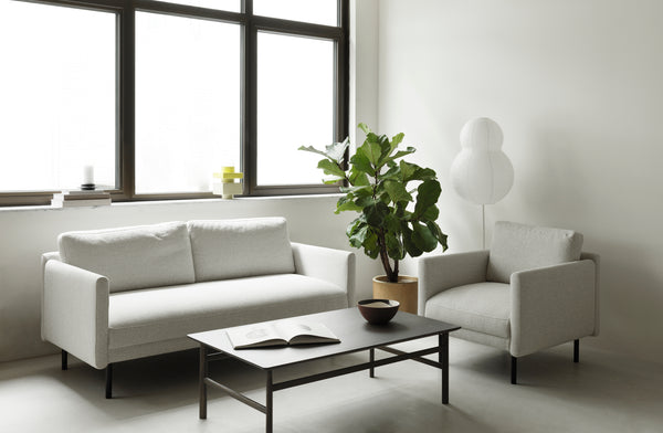 Chaise avec accoudoirs Rar — Venezia Off-White