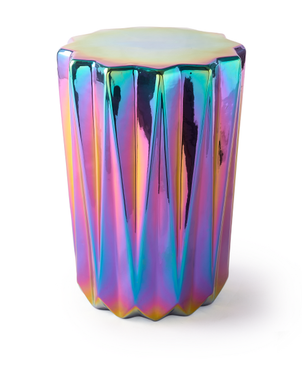 Table d'appoint Oily Folds — Multicolore