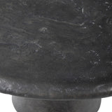 Table basse BONNIE - Béton texturé noir - détail