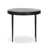 Table d'appoint YOKO - Verre Vert Mousse - vue arrière