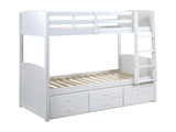 Lits superposés Anchise II pin blanc
