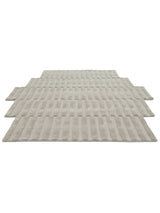 Tapis Artum - Gris - détail texture laine