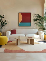 Tapis Big Sur Jaune en situation