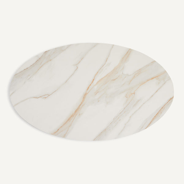 Plateau de table ellipse céramique — Elipso