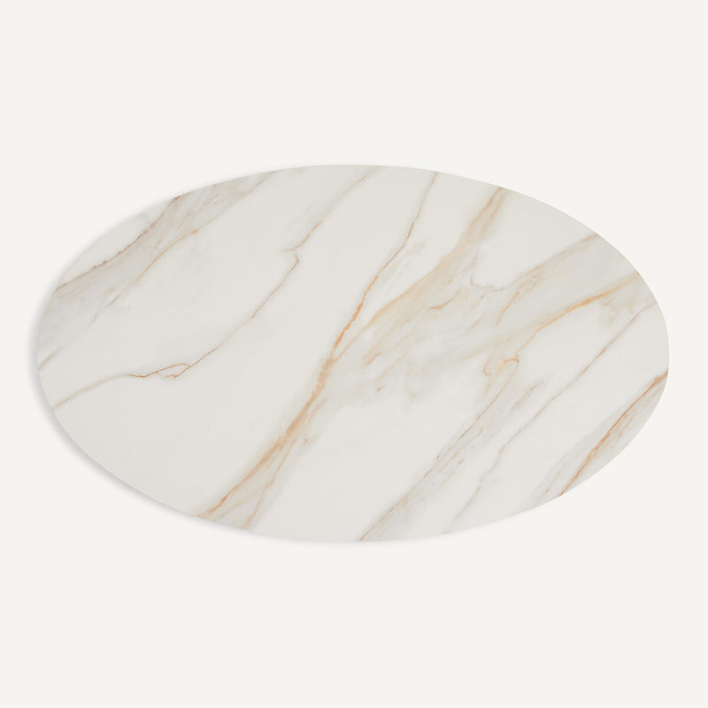 Plateau de table ellipse céramique — Elipso