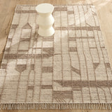 Tapis tissé main, en laine et coton — Baatha