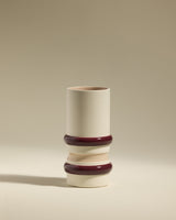 Vase Aquarius rose et aubépine