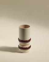 Vase Aquarius rose et aubépine