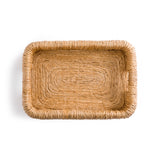 Plateau Plateau rectangulaire bananier tressé — Marilo