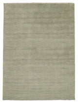 Tapis Handloom Fringes vert clair - vue 1