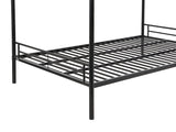 Lits superposés Duotis 2 x 120 x 190 cm noir