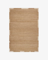 Tapis Jute Edge Cream