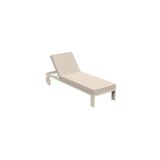 Chaise longue Outdoor Posidonia — Ecru