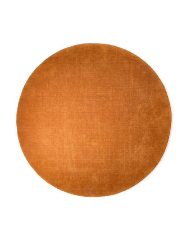 Tapis Outline - Rond — Cognac