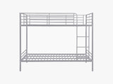 Lits superposés Duotis 2 x 120 x 190 cm argenté