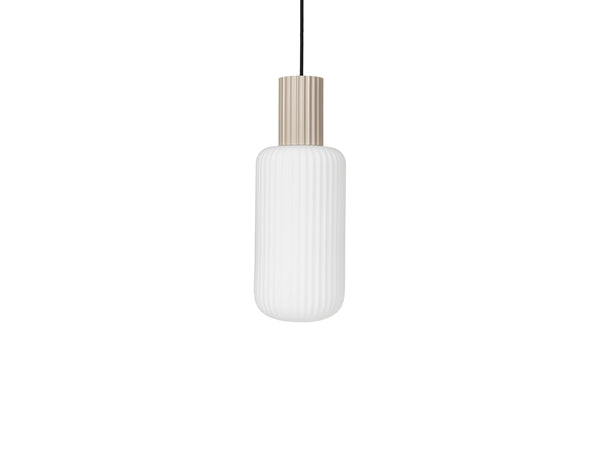 Suspension Lolly (allongée) — Blanc/Sable