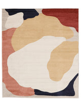 Tapis Big Sur Jaune / Beige crème