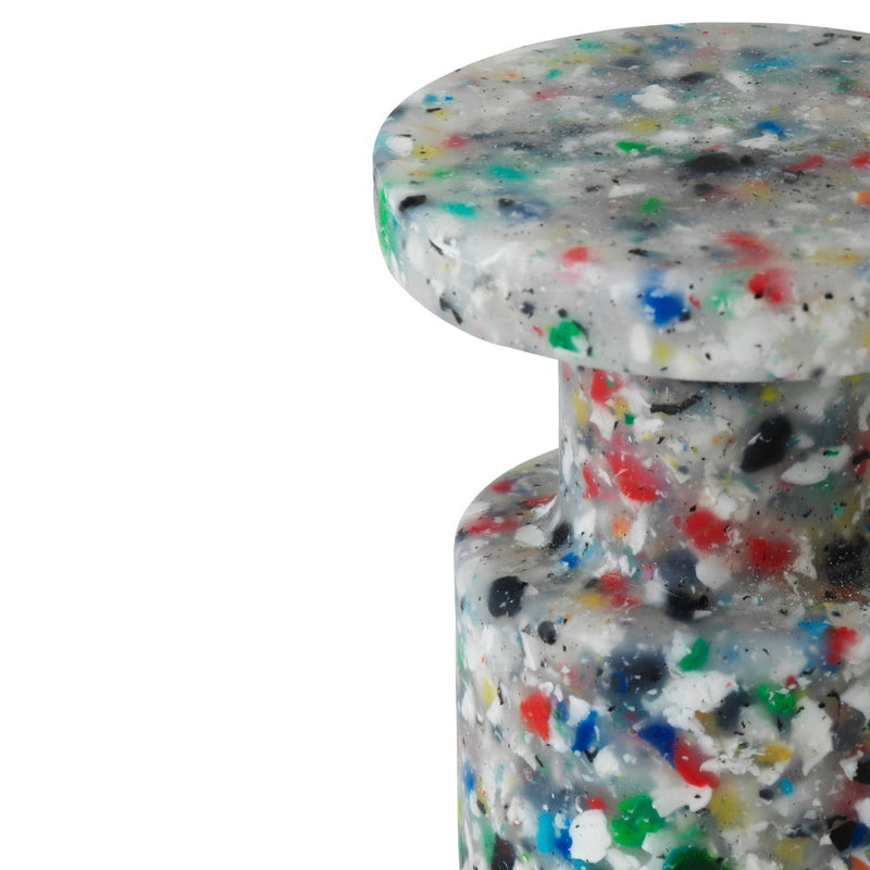 Tabouret Bit Miniature — White Multi