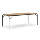 Table basse Vig 90 x 200 cm Robinia — Black