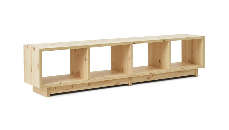 Bibliothèque Plank Low — Pine