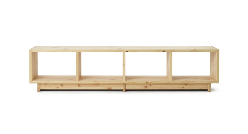 Bibliothèque Plank Low — Pine