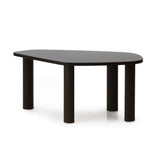 Table basse Sculp Large — Brown Stained Ash