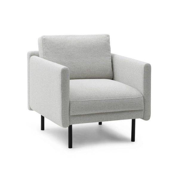 Chaise avec accoudoirs Rar — Venezia Off-White