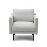 Chaise avec accoudoirs Rar — Venezia Off-White