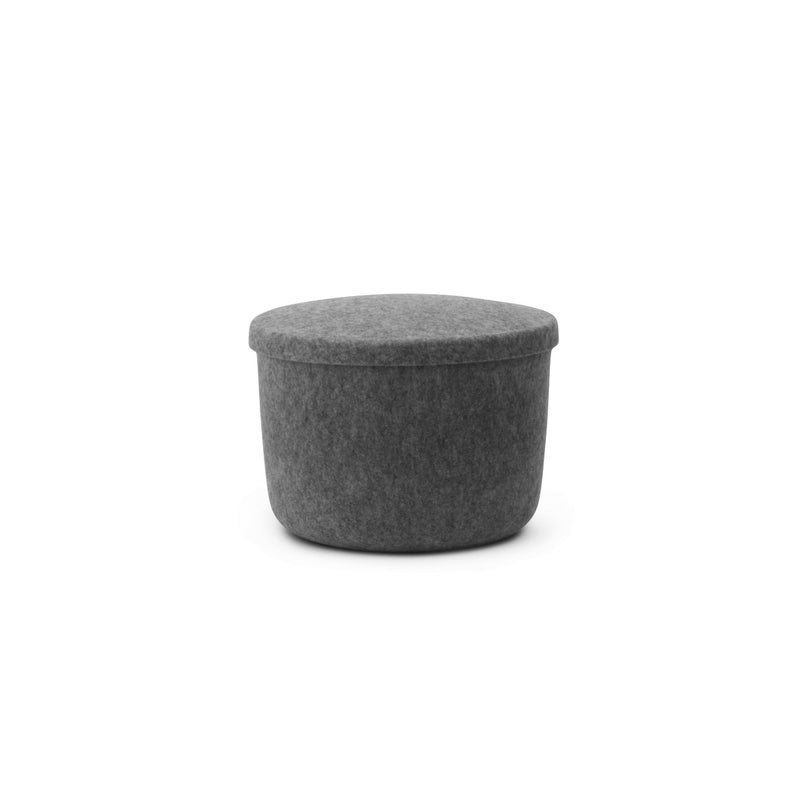 Pouf Hide Storage Small — Grey